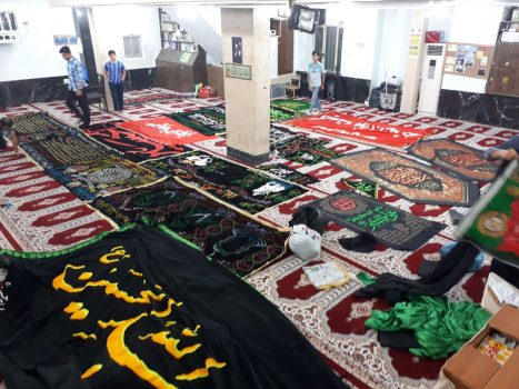 برپایی خیمه محرم در دلها/ سیاه پوش کردن مساجد در استقبال از ماه محرم
