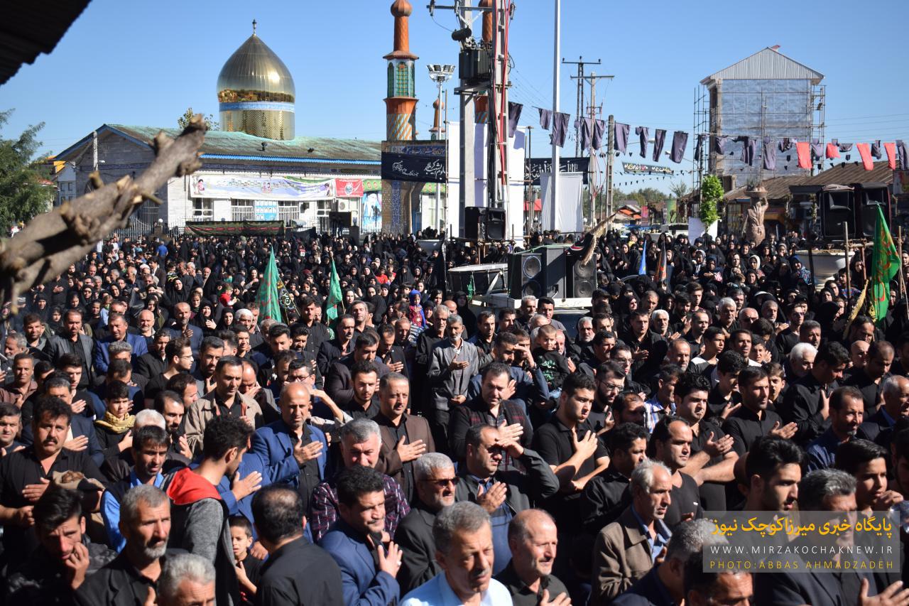 تجمع بزرگ اربعین حسینی در شهر گوراب زرمیخ صومعه سرا