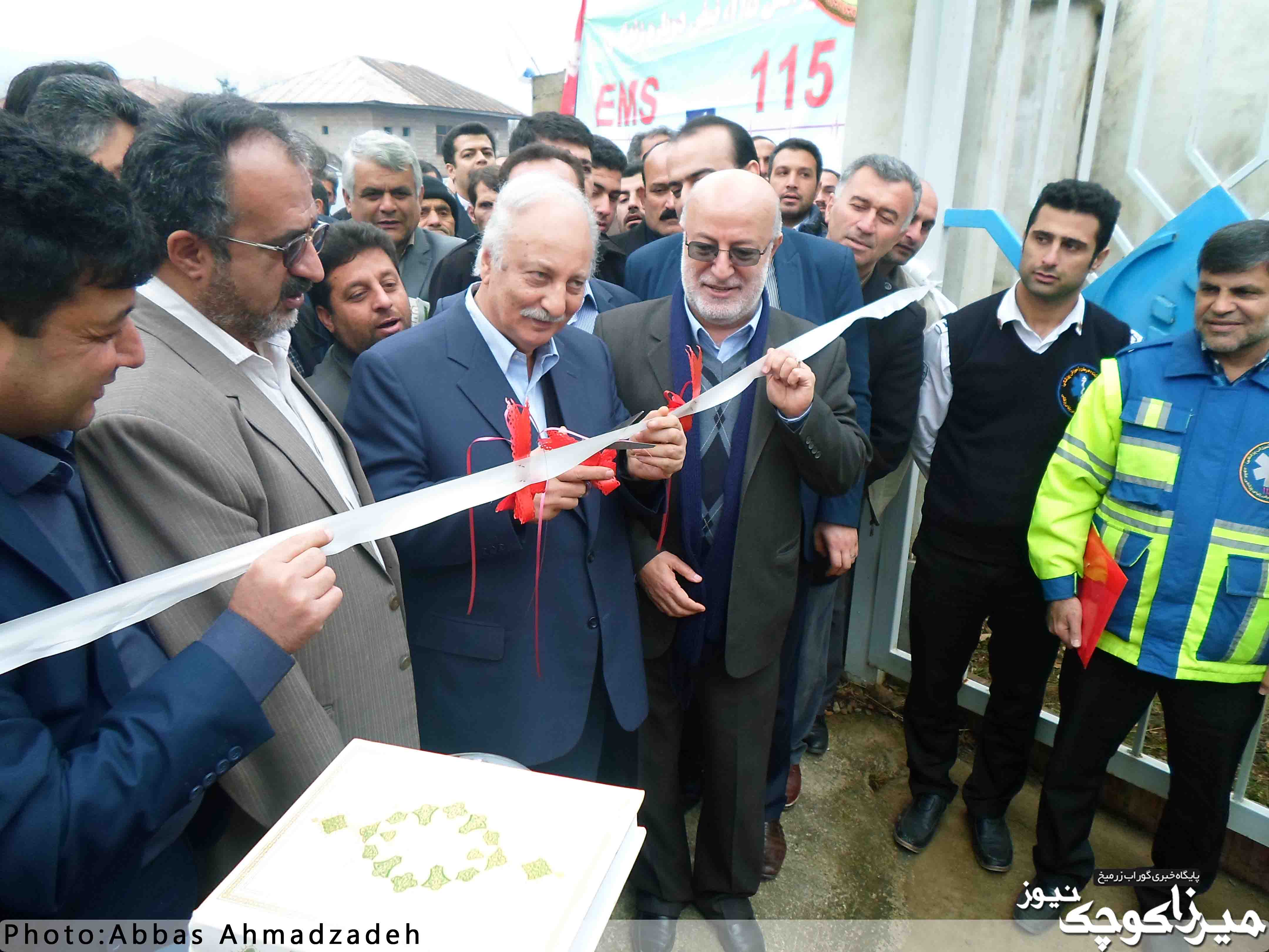 افتتاح پایگاه اورژانس 115 گوراب زرمیخ+عکس