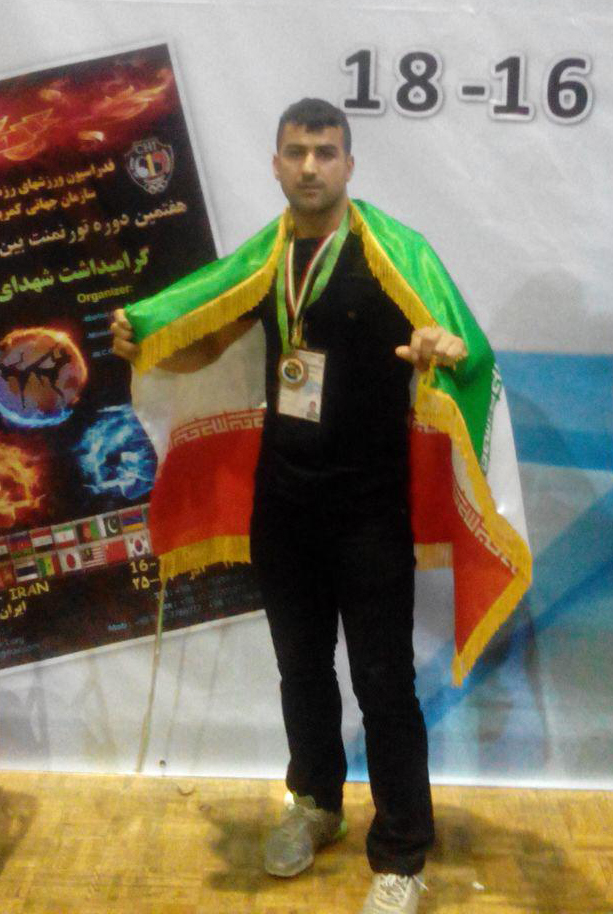 کسب مقام سوم مسابقات کیک بوکس بین الملی کاپ آزاد ۲۰۱۵ توسط محسن لواجو