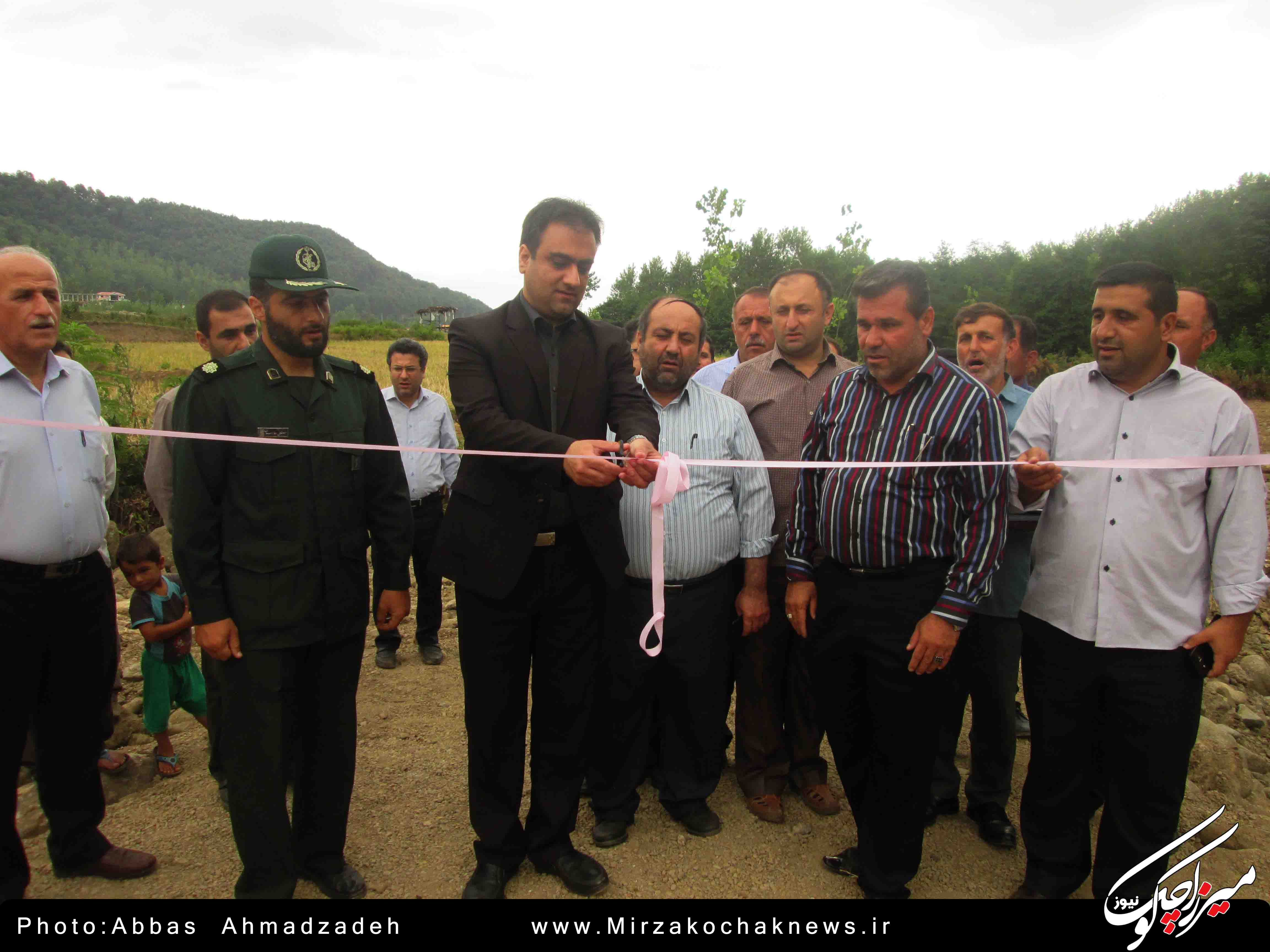 افتتاح دو پروژه عمرانی بخشداری میرزاکوچک